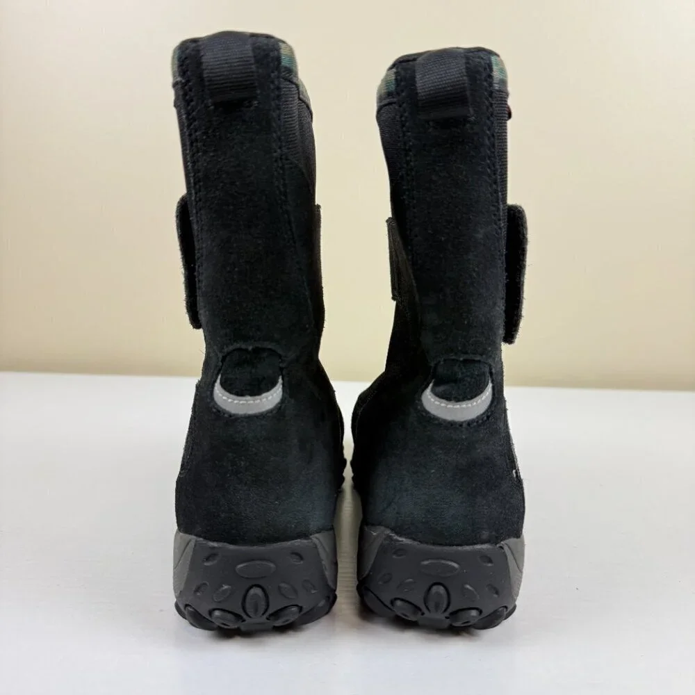 EUC Merrell Polar Tec Tundra Black Waterproof Youth Boots